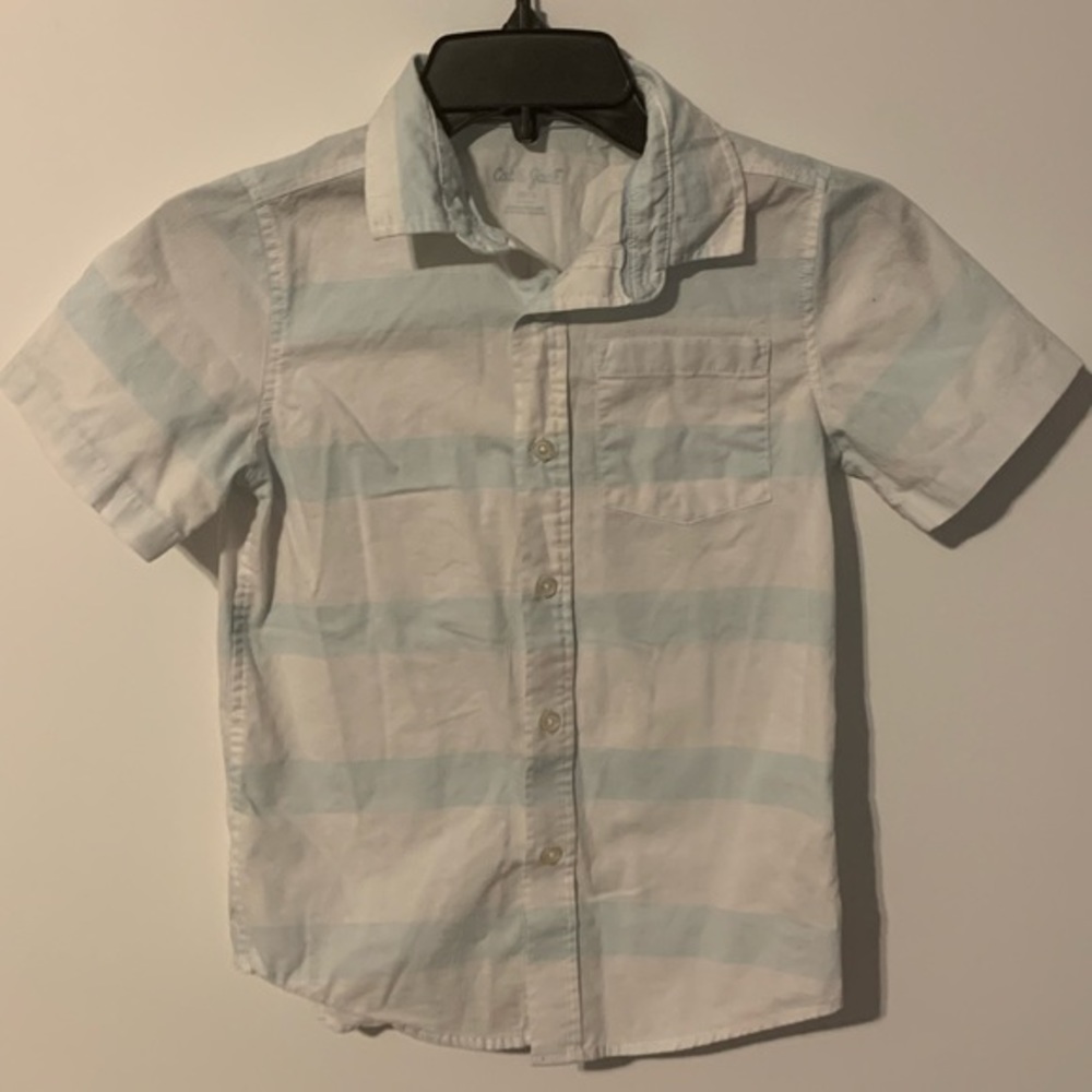 Cat & Jack Boys Short Sleeve Button Down